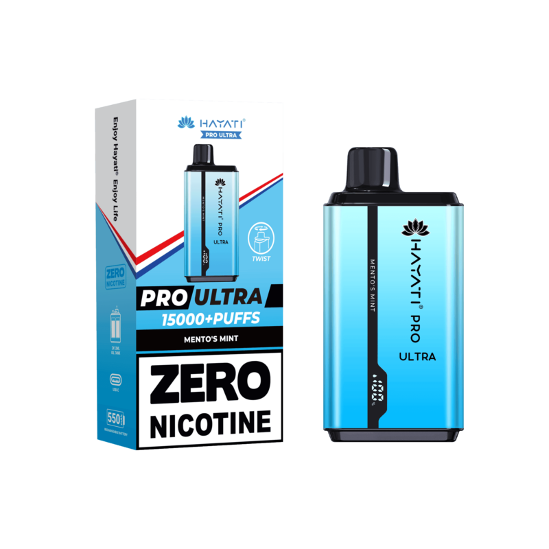 Hayati Pro Ultra Mento's Mint 0mg - Vape Unit