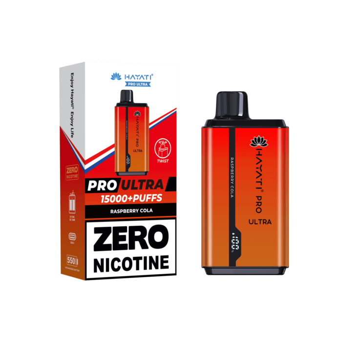Hayati Pro Ultra Raspberry Cola 0mg - Vape Unit
