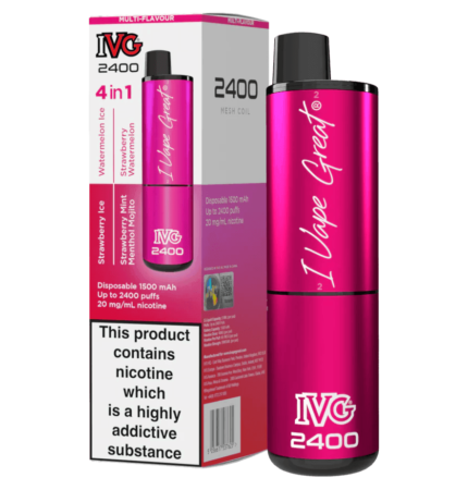 IVG 2400 4 IN 1 MULTI FLAVOUR PINK EDITION - Vape Unit