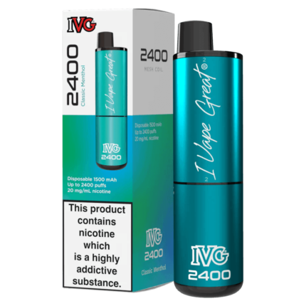 IVG 2400 CLASSIC MENTHOL - Vape Unit