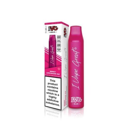 IVG BAR PLUS Berry Lemonade Ice - Vape Unit