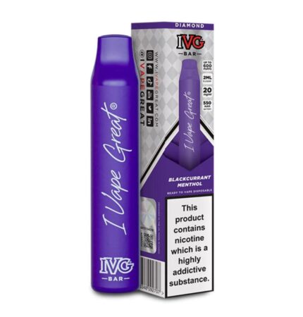 IVG BAR PLUS BLACKCURRANT MENTHOL - Vape Unit