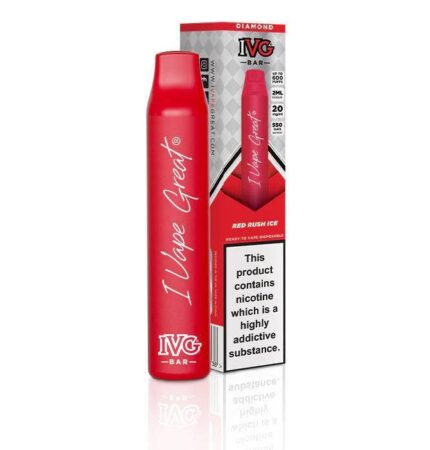 IVG BAR PLUS RED RUSH ICE - Vape Unit