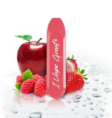 IVG BAR STRAWBERRY RASPBERRY PINK APPLE - Vape Unit