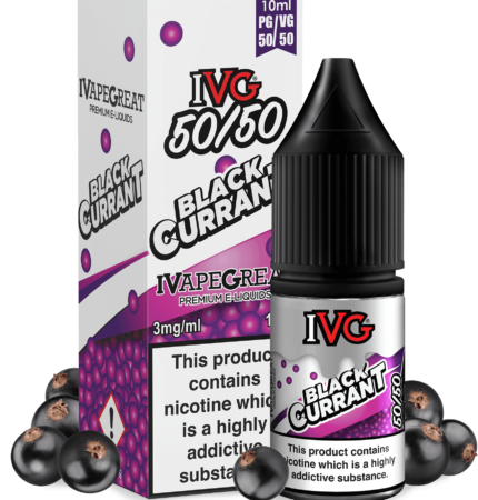 IVG Blackcurrant 50/50 10ML - Vape Unit