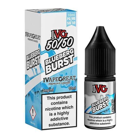 IVG BLUEBERG BURST 50/50 10ML - Vape Unit