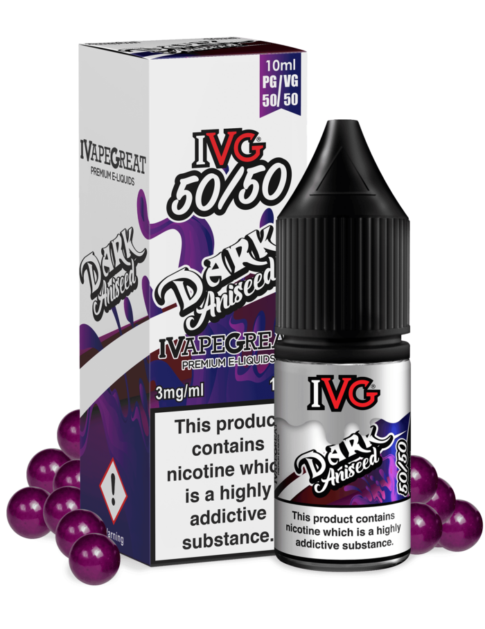 IVG Dark Aniseed 50/50 10ML - Vape Unit