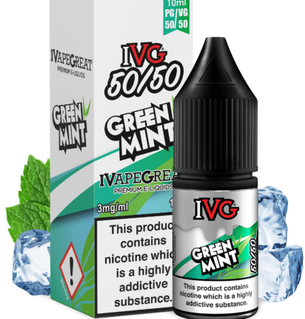 IVG Green Mint 50/50 10ML - Vape Unit