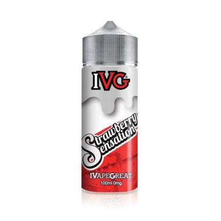 IVG Juice 100ML Shortfill Strawberry Sensation - Vape Unit