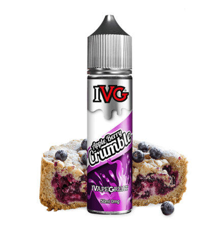 IVG Juice 50ML Shortfill Appleberry Crumble - Vape Unit