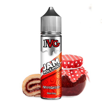 IVG Juice 50ML Shortfill Jam Roly Poly - Vape Unit