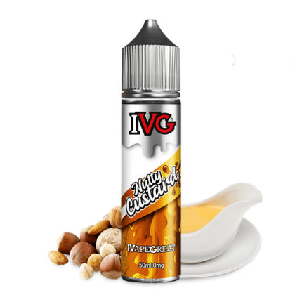 IVG Juice 50ML Shortfill Nutty Custard - Vape Unit