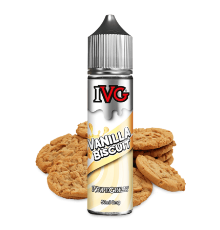 IVG Juice 50ML Shortfill Vanilla Biscuit - Vape Unit