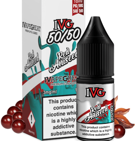 IVG Red Aniseed 50/50 10ML - Vape Unit