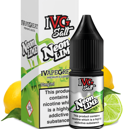 IVG SALT Neon Lime 10/20MG - Vape Unit