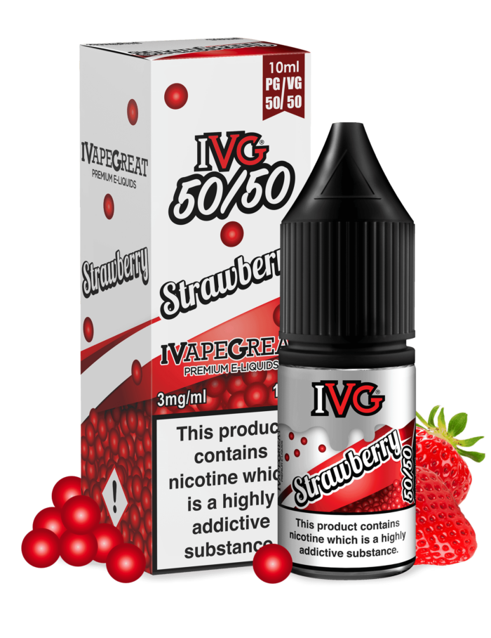 IVG Strawberry 50/50 10ML - Vape Unit