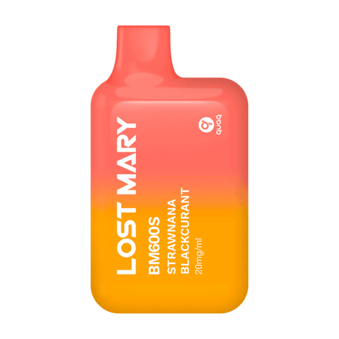 Lost Mary BM600S Strawnana Blackcurrant 20MG - Vape Unit